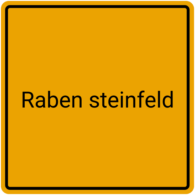 Meldebestätigung Raben Steinfeld